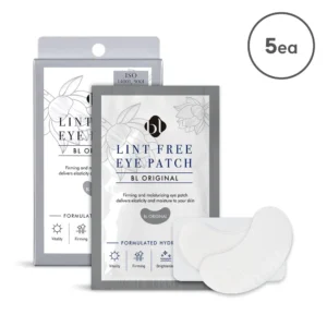 A package of lint free eye patch with five patches.