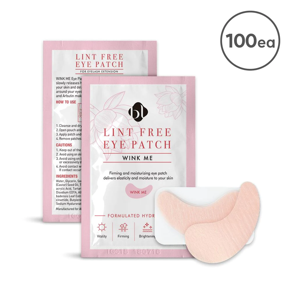 Pink eye patches