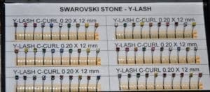 A board with some different types of stones