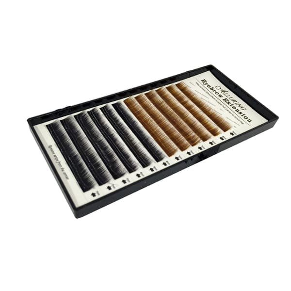 A tray of 1 0 cigars in different colors.