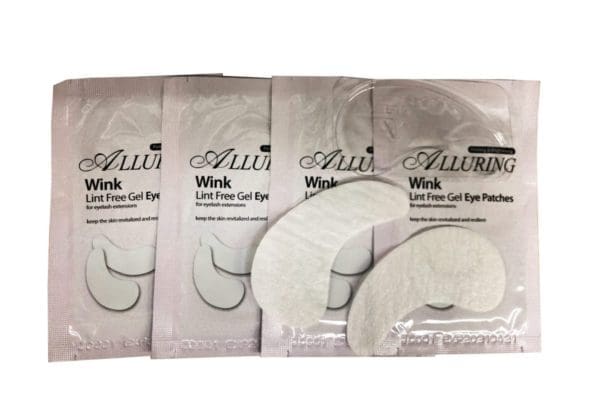 A package of eye pads with different shapes and sizes.