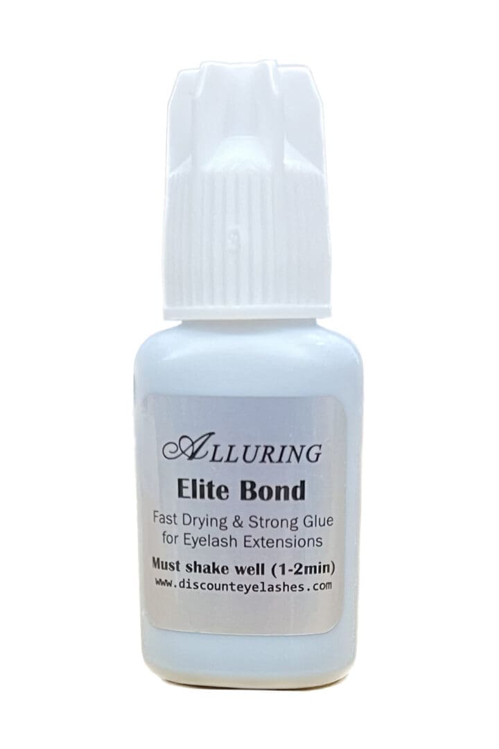 A bottle of glue for eyelash extensions.