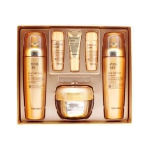 A box of the oriflame beauty products
