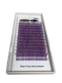 Alluring Volume Color Lashes In Purple Color