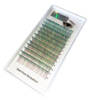 Alluring Volume Color Lashes Blended
