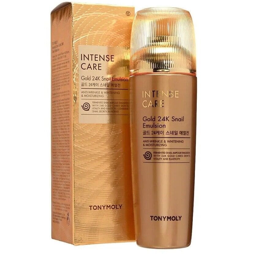 A bottle of the intense care gold essence